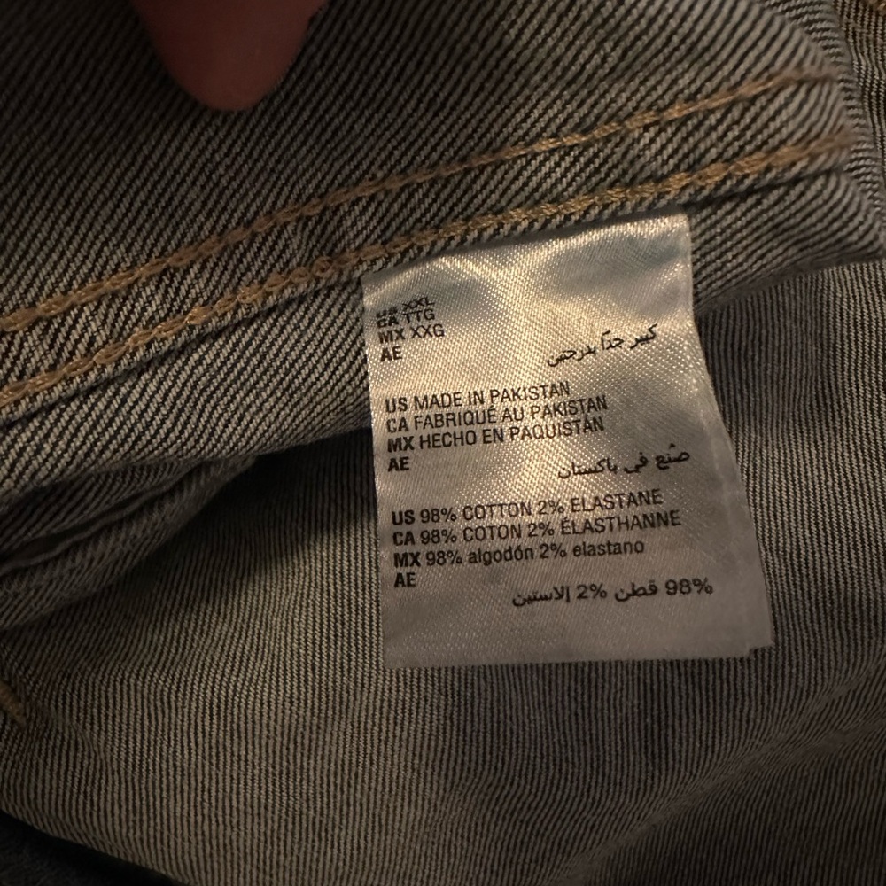 Style & Co Women’s Blue Denim Trucker Jean Jacket, XXL - Like New - Picture 6 of 9